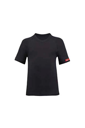 Blackspade BS9249  Siyah Çocuk Termal V Yaka Kısa Kol Tişört 2. Seviye