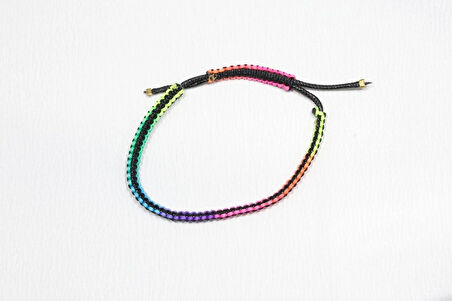 Örgü İp Bileklik – El Yapımı Unisex Model