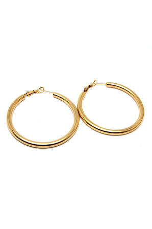 İri 5 cm Halka Küpe