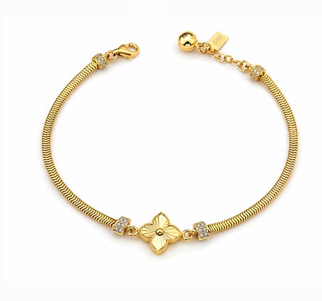 Balıksırtı Küçük Yoncalı Bileklik