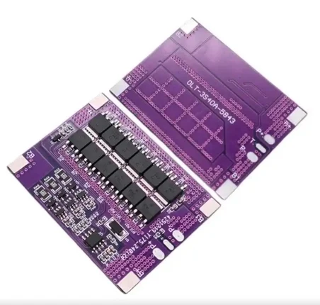 OLT 3S 40A 12.6V Balanslı Lityum Batarya BMS (Mor PCB)