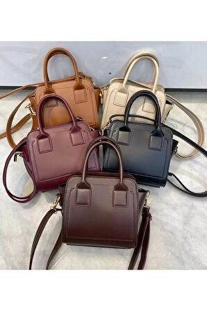 Bordo Uzun Askılı Mini Çanta