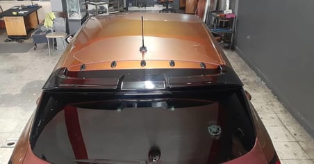 5 li Mini Shark Balina Anten Seti Balık Sırtı Süs Anten Kırmızı