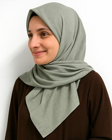 Denim Kare Eşarp– Kaymaz, Rahat ve Şık Kullanım