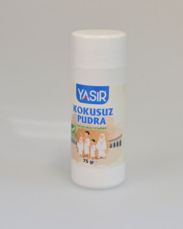 Umre ve Hac İçin Kokusuz Pudra – 75 gr, İhrama Uygun, Cilt Dostu ve Tahriş Önleyici