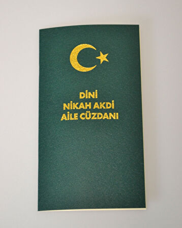 Nikah Akdi Cüzdanı Hatıra Defteri – Gelin Damat Bilgi ve Şahit İmzalı –
