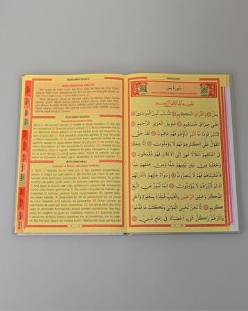 Kişiye Özel Termo Deri Orta Boy Yasin – QR Kodlu Sesli Dinlemeli, Türkçe Okunuşlu ve Mealli 17x24 cm 128 Sayfa