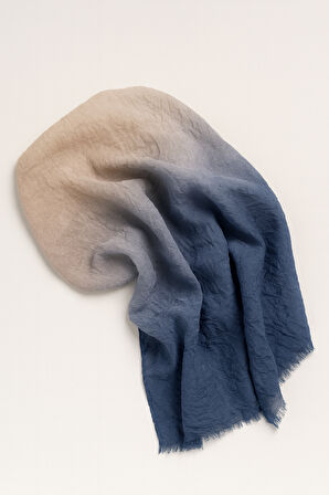 Degrade Konfor Şal – Tok Duruşlu, Terletmeyen, Kayma Yapmayan, 4 Mevsim Kullanıma Uygun