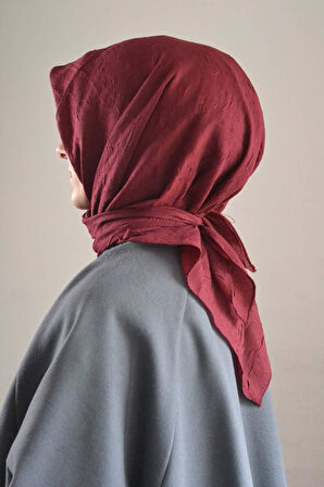 Bambu Kraş Eşarp 100x100 cm – Terletmez, Tok ve Dik Duran, Dört Mevsim Kullanıma Uygun