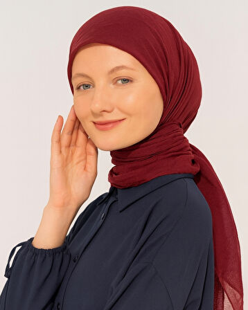 Konfor Eşarp – 195x85 cm – 4 Mevsim Kullanım – Terletmez, Kaymaz, Pamuk Polyester Karışımlı Rahat Eşarp