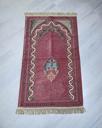 Çeyizlik Hediyelik Seccade Set – Astarlı Kadife Seccade, Eşarp, Kristal Tesbih, Erkek Tesbihi, Takke ve Esanslı Özel Kutulu Lüks Hediye