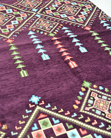 Erkekler için Seccade Takke Tesbih Hediyelik Seti –Kilim Desenli Kadife Astarlı Seccade, 33’lü Erkek Tesbihi, Takke ve Özel Kutu