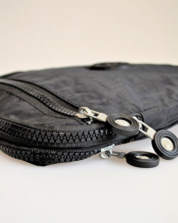 Su Geçirmez Kumaşlı Telefonluklu Çanta – Hafif ve Pratik Omuz/Çapraz Çanta, Hac ve Umre İçin Uygun