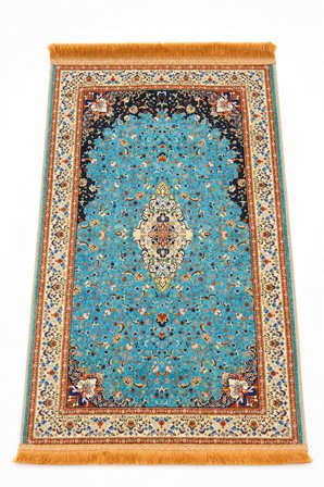 Çantalı Fermuarlı Seccade Firuze FRZ-01 (Hafif ve İnce Dokulu)