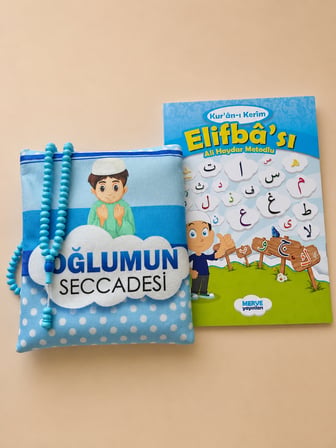 Çocuk Namaz Seti 2001– Çantalı Seccade, Elif Ba ve 99'lu Tesbih
