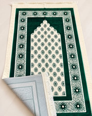 Yıldızlı Mihrap Kadife Seccade 70x115 cm Hediyelik Çeyizlik Seccade