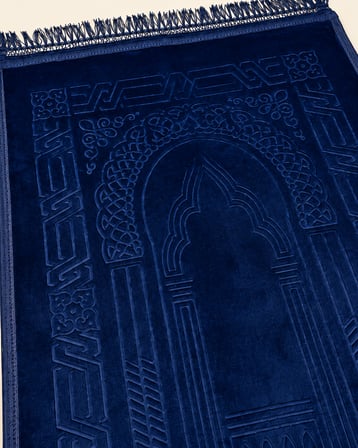 Peluş Seccade Yumuşak Dokulu Büyük Boy Namaz Seccadesi 130x80 cm