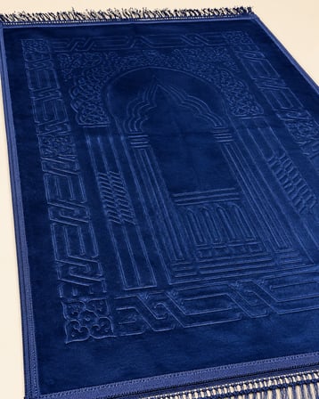 Peluş Seccade Yumuşak Dokulu Büyük Boy Namaz Seccadesi 130x80 cm