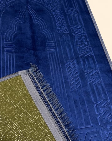 Peluş Seccade Yumuşak Dokulu Büyük Boy Namaz Seccadesi 130x80 cm