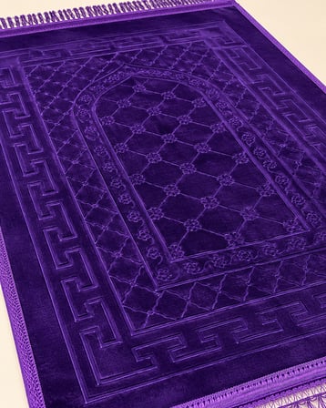 Peluş Seccade Yumuşak Dokulu Büyük Boy Namaz Seccadesi 130x80 cm