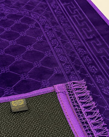 Peluş Seccade Yumuşak Dokulu Büyük Boy Namaz Seccadesi 130x80 cm