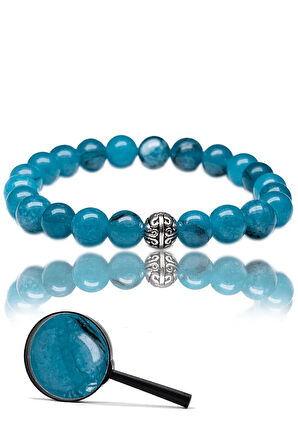 Sertifikalı Aaa Gerçek Apatit Taşı Bileklik - Hindistan