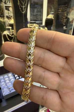 XUPİNG Hasır Model Taşlı Bileklik