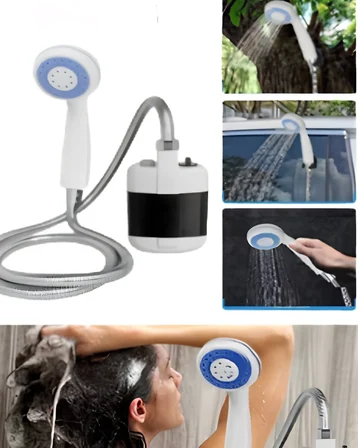 Kamp Duşu Taşınabilir Su Pompalı Dış Mekan Kullanım Seti