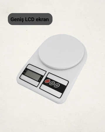 10 Kg Kapasiteli LCD Ekranlı Dijital Mutfak Tartıs Yeni Nesil
