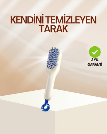 Pratik Mekanizmalı Saç Tarağı – Kendi Kendini Temizler Taşınabilir