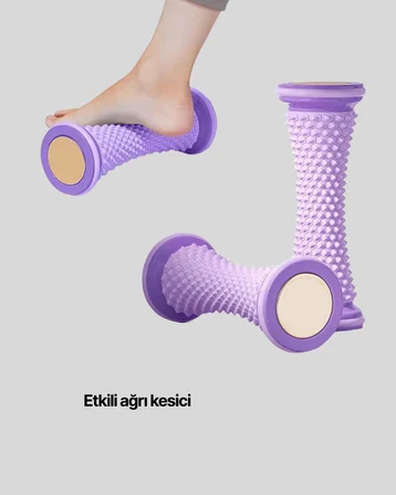 Ayak Masaj Silindiri Derin Doku Masajı Kirpi Topu Akupunktur Etkili
