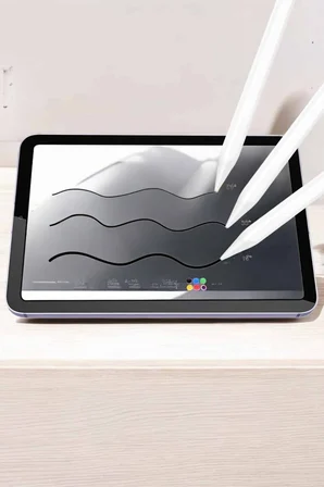 Tablet Kalemi iOS Android Windows Uyumlu Yedek Uçlu Universal Çizim Kalemi