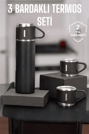 500 ml Kapasiteli Taşınabilir Basınçlı Termos Seti Günlük Kullanım için İd