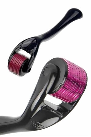 Titanyum Uçlu Derma Roller 540 İğneli 1 mm Gözenek Azaltıcı Akne İzlerine Uyg
