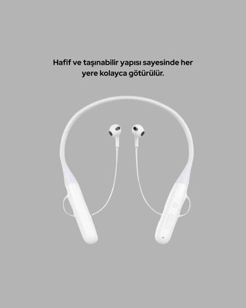 Gürültü Azaltıcı Ergonomik Boyun Askılı Kablosuz Kulaklık