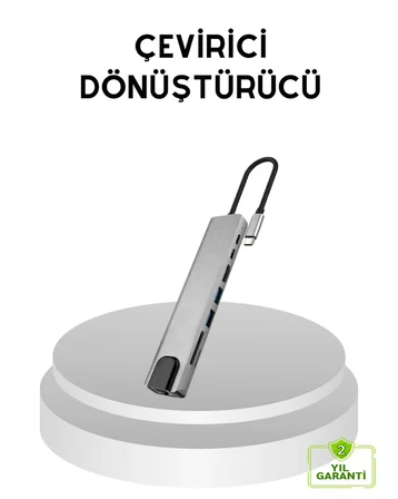 Dönüştürücü Hub – Kompakt Dayanıklı ve Yüksek Hızlı Bağlantı