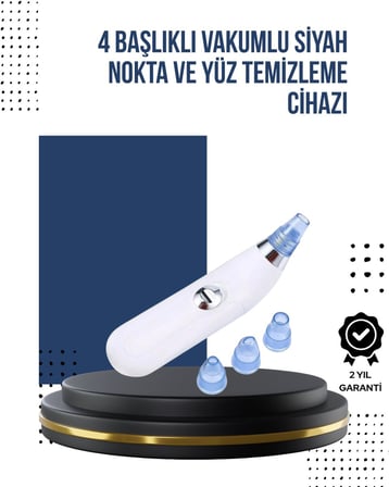 Mikro Kristal Başlıklı Siyah Nokta Temizleme Cihazı – Vakum Gücüyle Gözenek