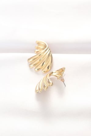 Pirinç Gold Renk Küpe 5886