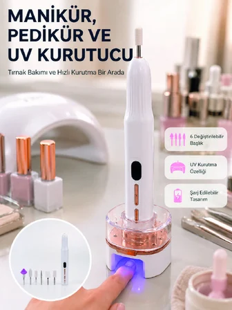 Jel Oje Kurutma ve Tırnak Bakımı Cihazı