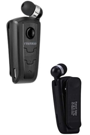 Mikrofonlu Makaralı Bluetooth Kulakiçi Kulaklık Android ve İOS Uyumlu