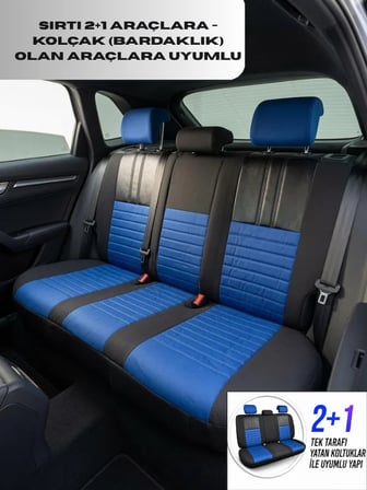 Fiat Albea Araçlara Uyumlu Tay Tüyü Deri Oto Koltuk Kılıfı-Balat Serisi