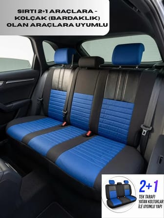 Kia Sportage Araçlara Uyumlu Tay Tüyü Deri Oto Koltuk Kılıfı-Balat Serisi