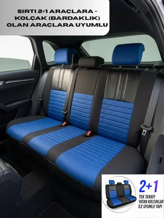 Mazda 626 Araçlara Uyumlu Tay Tüyü Deri Oto Koltuk Kılıfı-Balat Serisi