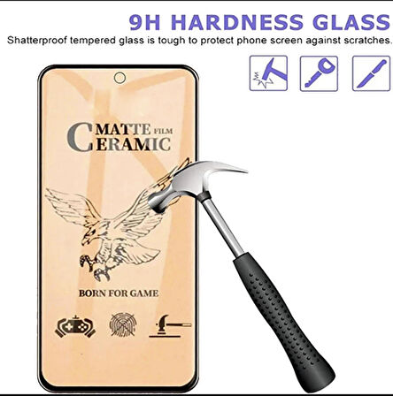 IPHONE 8 PLUS SİYAH MAT SERAMİK EKRAN KORUYUCU