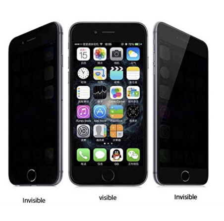 IPHONE 6-6S PLUS SİYAH BLUE SPECTRUM HAYALET EKRAN KORUYUCU IPHONE 6-6S PLUS SİYAH