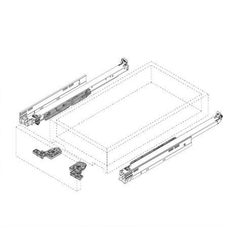 Blum Movento Blumotion Ray 40 kg - 45 cm