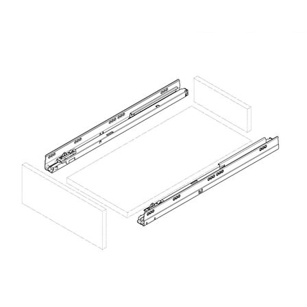 Blum Tandembox Antaro C Blumotion 30 kg 40 cm - Beyaz Bordürlü