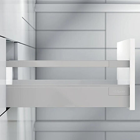 Blum Tandembox Antaro D Blumotion 30 kg 45 cm - Gri Bordürlü