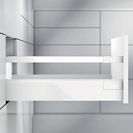 Blum Tandembox Antaro D Blumotion 30 kg 45 cm - Beyaz Bordürlü