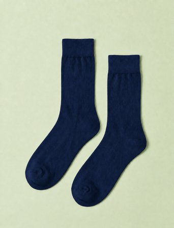 Carnaval Lacivert Bambu Unisex Soket Çorap